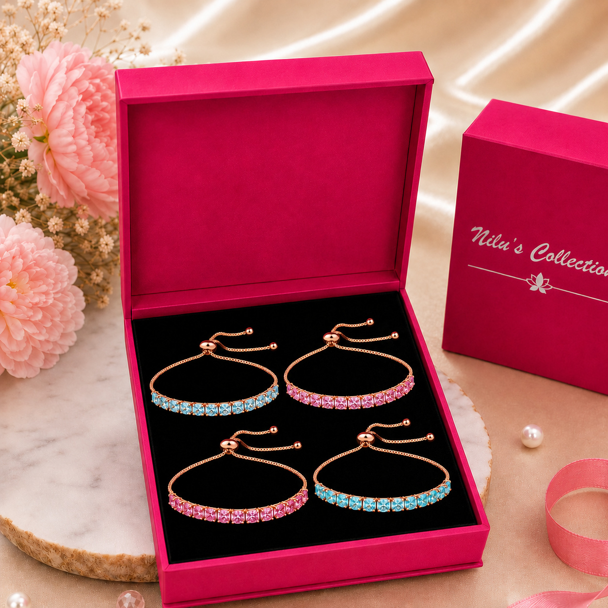 Bracelet 4 Love Value Set For Women And Girls