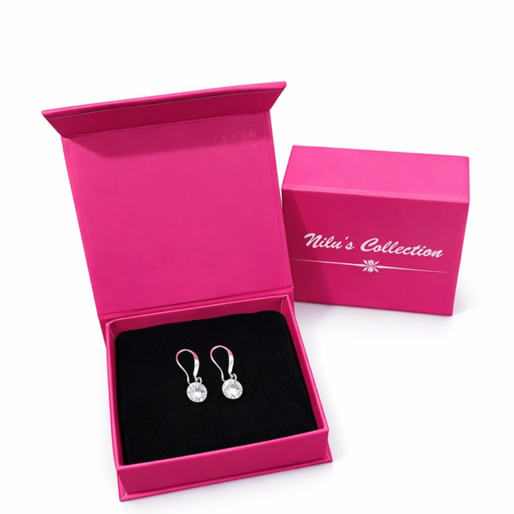 Gift Silver Plated Pendant With Earrings And Bracelet For Women And Girls| Valentine Gift