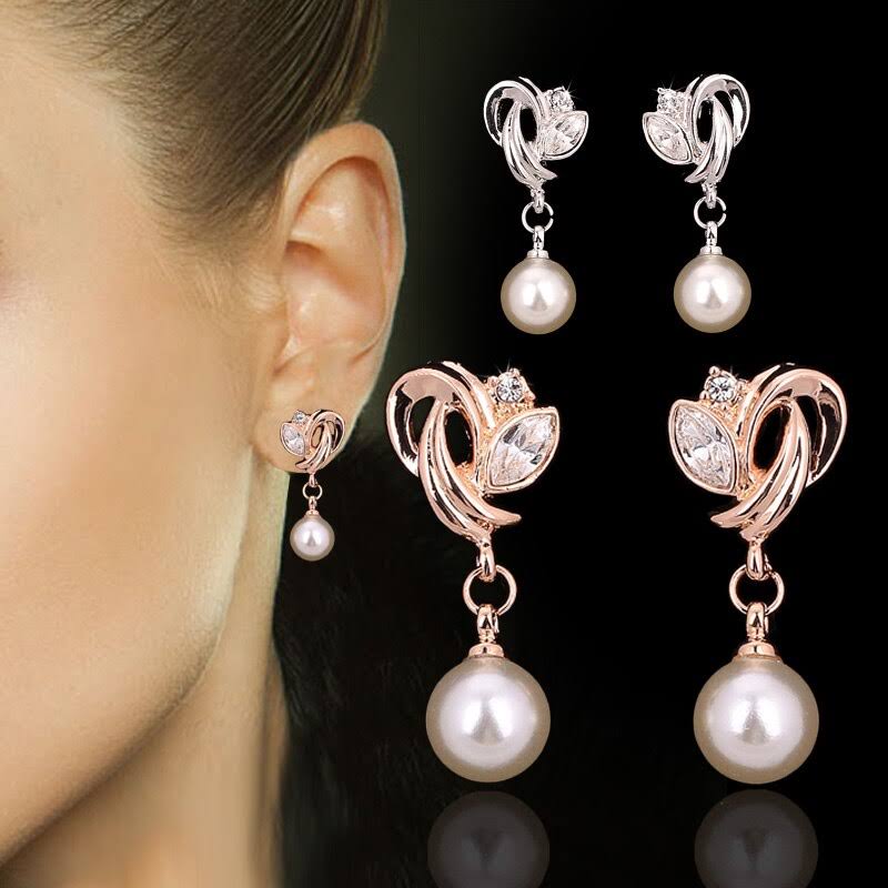 Chic Pearl Statement Drop Earrings