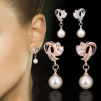 Chic Pearl Statement Drop Earrings
