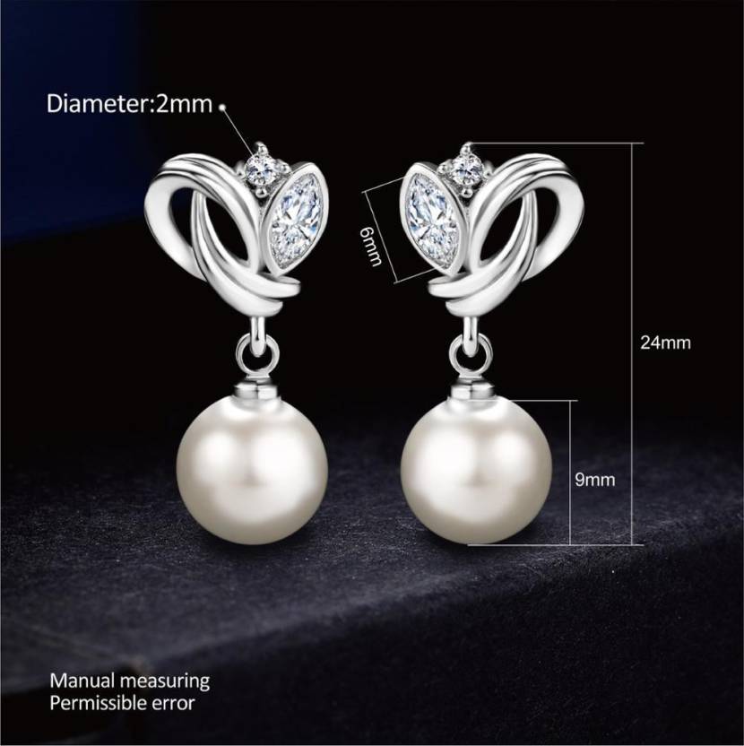 Chic Pearl Statement Drop Earrings