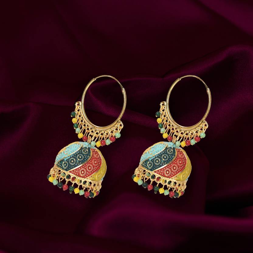 Multi Colour Jhumka Earring for Women and Girls| Ethnic| All Ocassion