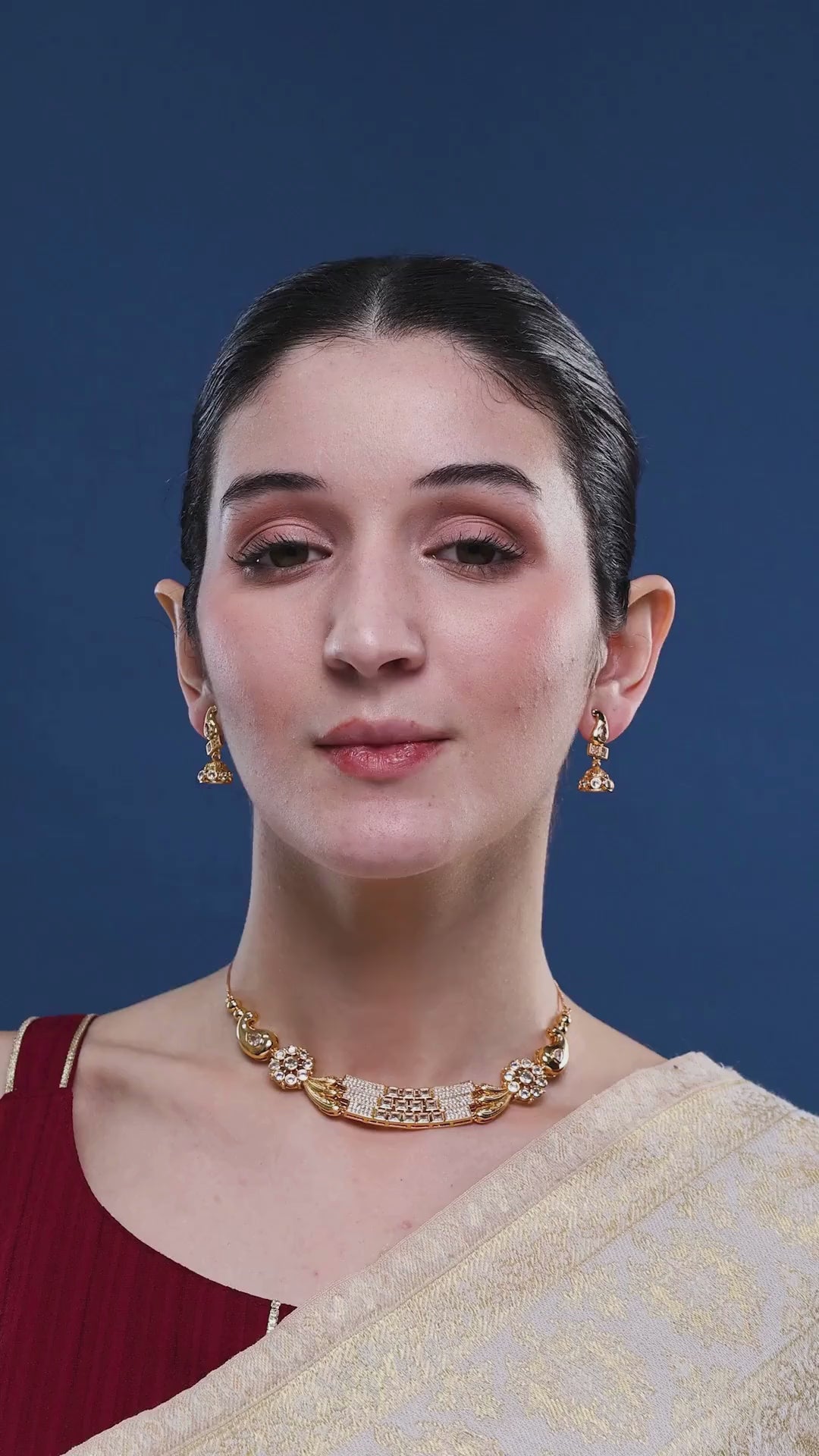 Rose Gold Traditional Jewellery Set
