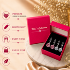 Daily Essentials Drop Earrings for Women and Girls| Value Set of CZ Drop Earrings