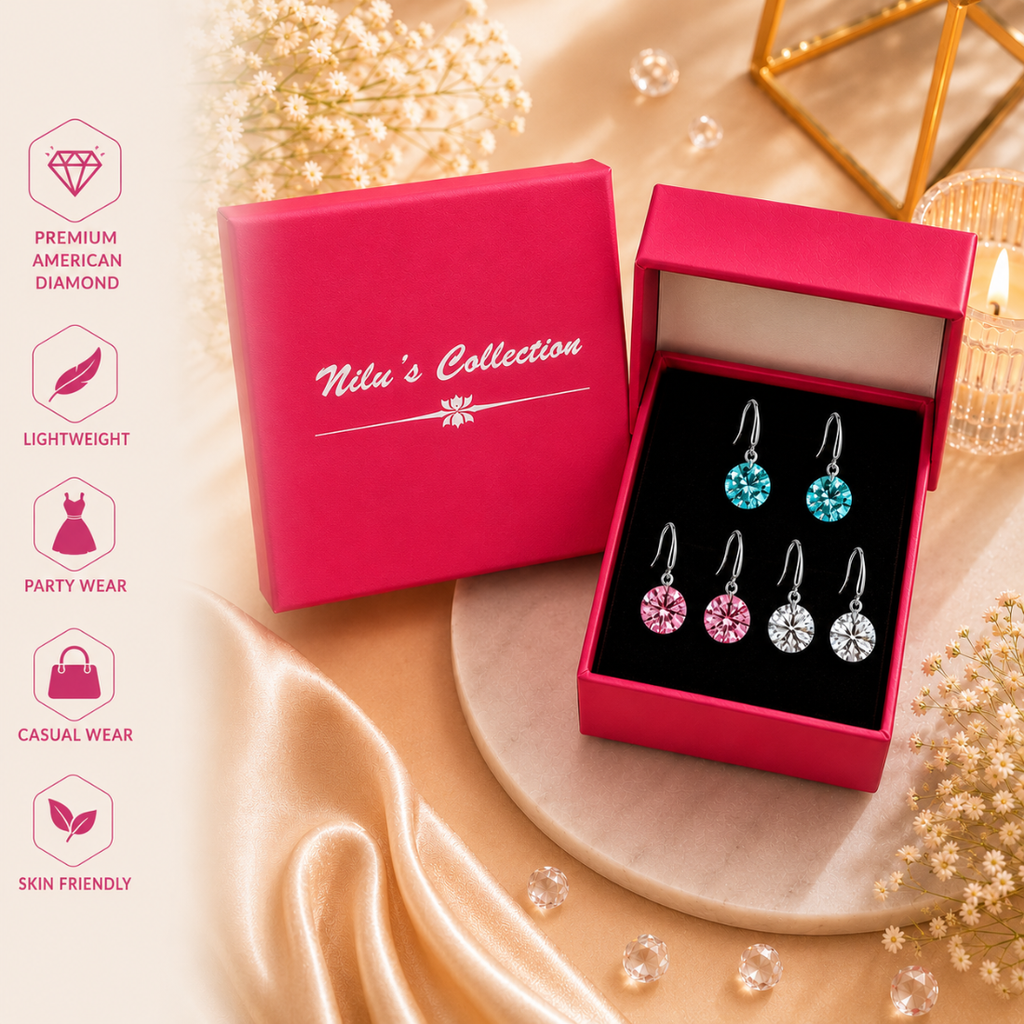 Dailywear AD Drop Earrings