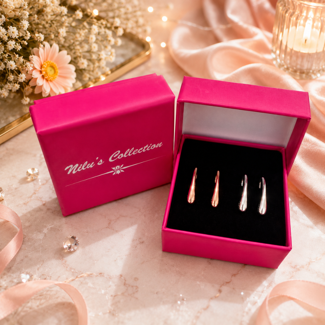 Tender Touch Duo Studs Earrings| Value Set For Girls