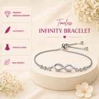 Silver Plated Infinity Bracelet