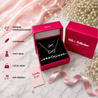 Silver Plated Infinity jewellery Set