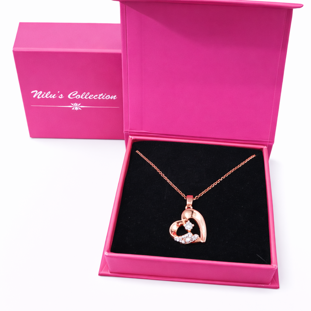 Rose Gold Love Heart Pendant