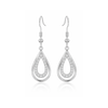 Silver Plated Drop Earrings For Women And Girls