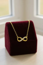 Infinity Love Pendant for Girls|Anti Allergy| Anti Tarnish| Valentine Gift