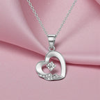 Silver Plated Love Heart Pendant