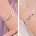 Infinity Heart Duo Bracelet