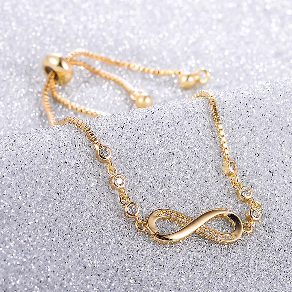 Infinity Love Bracelet for Girls|Anti Allergy| Anti Tarnish| Valentine Gift