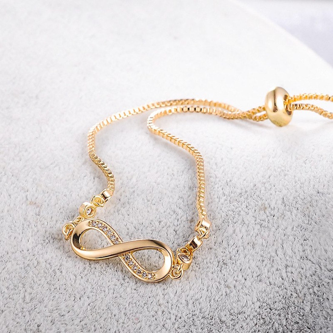 Infinity Love Bracelet for Girls|Anti Allergy| Anti Tarnish| Valentine Gift